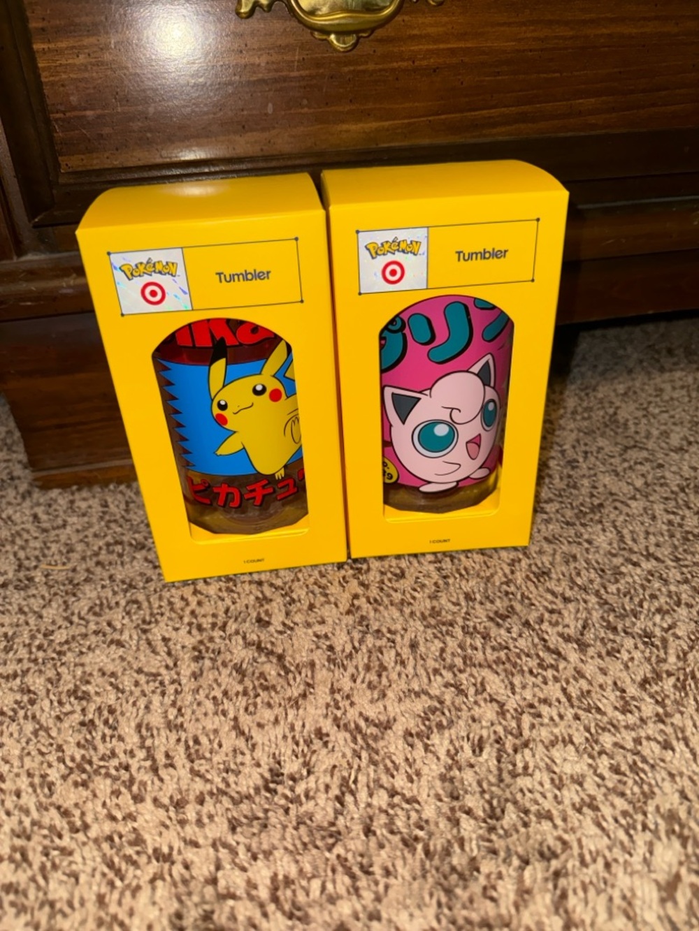 Pokémon x Target Exclusive Pikachu & Jigglypuff Plastic Tumbler Cup Set 20oz